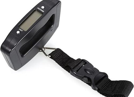 Stainless Steel Digital Luggage Scale, 50kg, Black - SABER Center