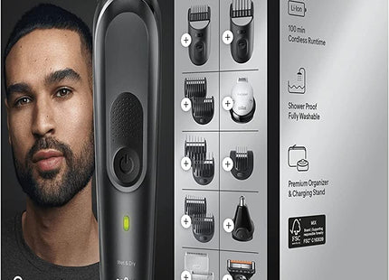 Braun Series 7 Electric Shaver Wet & Dry Black - MGK7491 - SABER Center