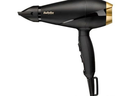 Babyliss Power Pro 2000 Hair Dryer 2000 Watt, Black Gold - 6704E - SABER Center