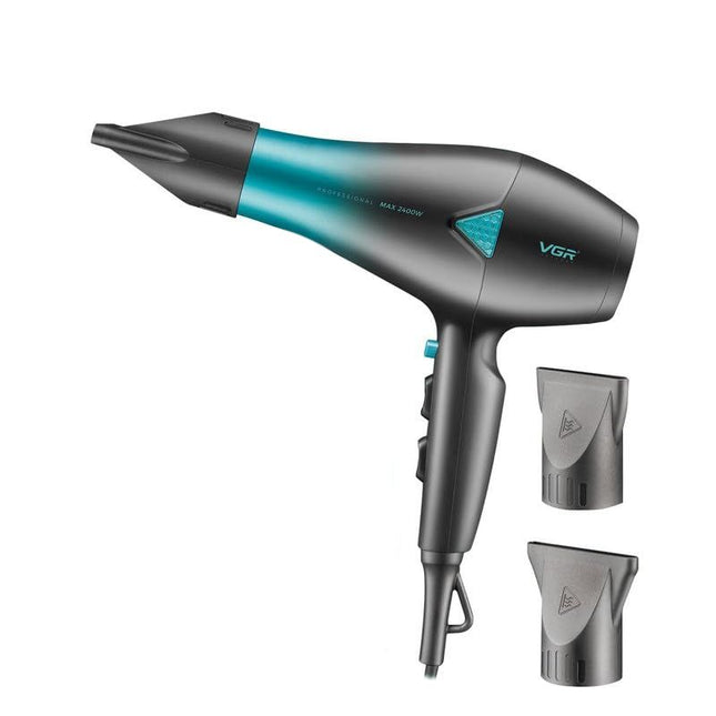 VGR Hair Dryer 2400 Watt, Green Black - V-455 - SABER Center