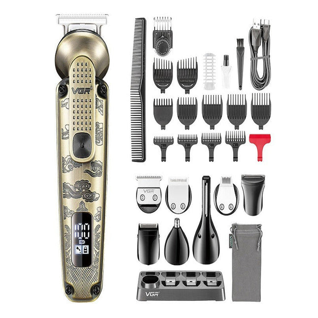 VGR 8 In 1 Hair Clipper, Multi Color - V-103 - SABER Center