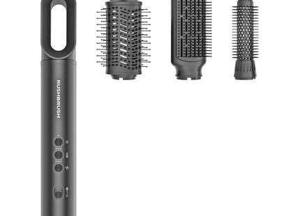Rush Brush 4 in 1 Hair Styler with Attachments 1500 Watt, Black - SABER Center