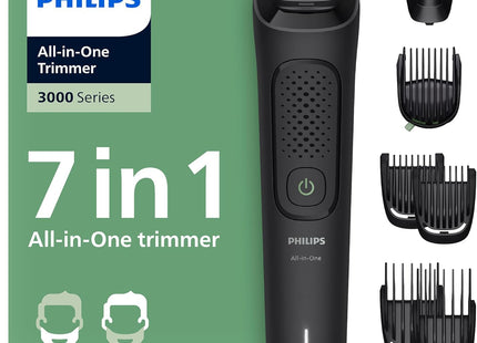 Philips Multigroom 3000 Series All-in-One Hair Trimmer, Black - MG3930/15 - SABER Center