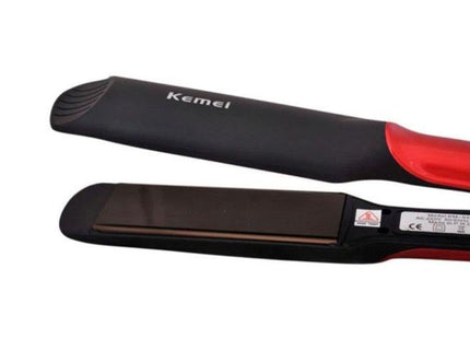 Kemei Adjustable Flat Iron Hair Straightener, Multicolor - KM-531 - SABER Center
