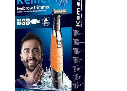 Kemei Rechargeable Electric Shaver, Multicolor - KM-1910 - SABER Center