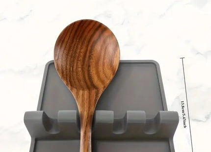 Silicone Utensil Rest with Drip Pad, Heat-Resistant Spoon Holder - SABER Center