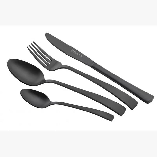 24-Piece Turkish Titanium-Plated Stainless Steel Cutlery Set - DA141C023-TBS - SABER Center