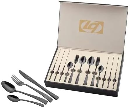 24-Piece Turkish Titanium-Plated Stainless Steel Cutlery Set - DA141C023-TBS - SABER Center
