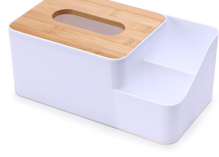Tesion Tissue Box & Napkin Holder with Storage - SABER Center