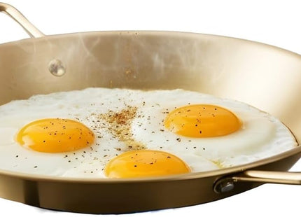 Gold Stainless Steel Serving Cookware with Handles, 20cm - SABER Center