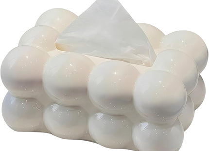 Marshmallow Storage Organizer Box, Rectangular, White - SABER Center