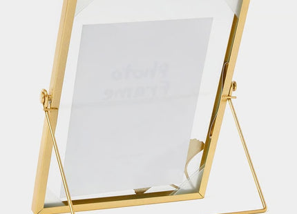 Vintage Gold Photo Frame Set of 3 with Pressed Glass - SABER Center