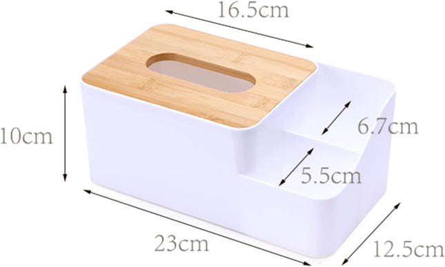 Tesion Tissue Box & Napkin Holder with Storage - SABER Center