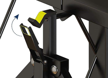Foldable 5-Shelf Metal Wire Storage Rack on Casters - SABER Center