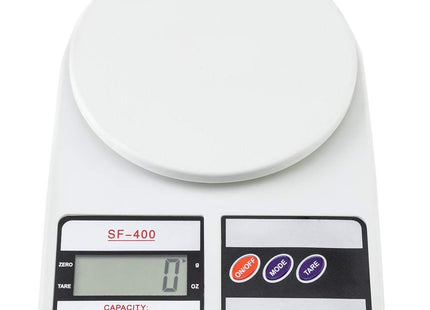 OVA Portal Digital Kitchen Scale, 10kg, White - SABER Center