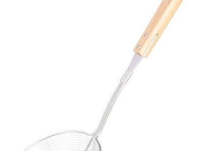 Stainless Steel Food Carrier with Wooden Handle, Medium - SABER Center