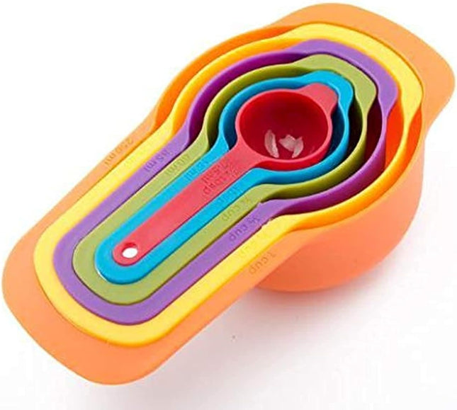 Measuring Cups & Spoons Set, 6-Piece - SABER Center