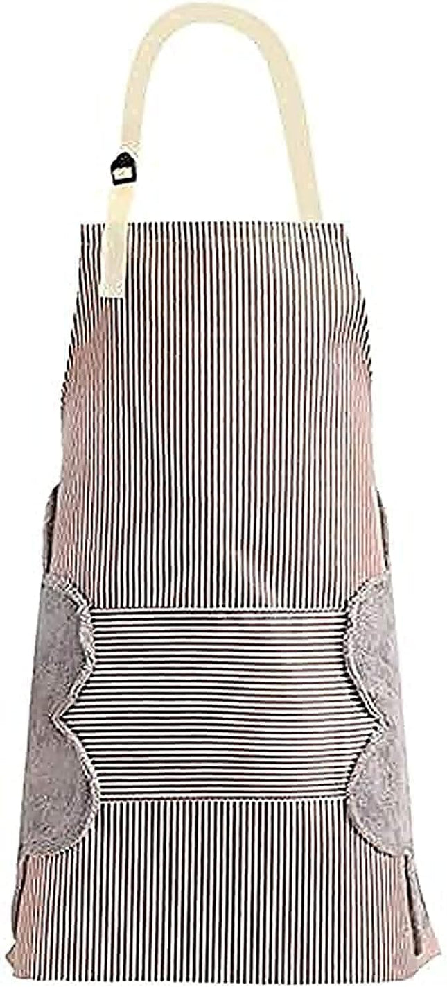 SKY-TOUCH Waterproof Bib Apron with Pockets & Side Towels, Unisex - SABER Center