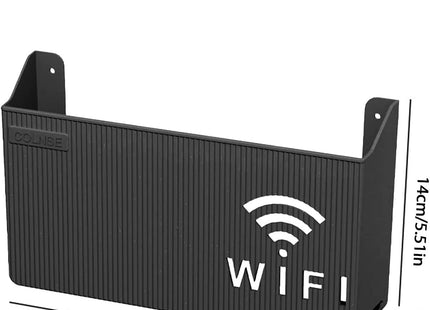 WiFi Router Storage Box, Wall-Mount Shelf, Set-Top Box Rack - SABER Center