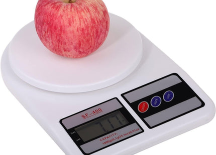 OVA Portal Digital Kitchen Scale, 10kg, White - SABER Center