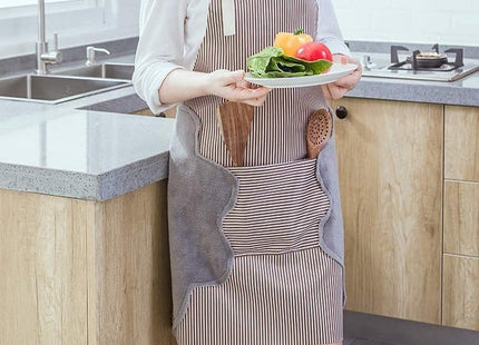 SKY-TOUCH Waterproof Bib Apron with Pockets & Side Towels, Unisex - SABER Center