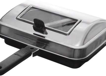 ROCKY Stainless Steel Grill, 28cm, Silver - SABER Center