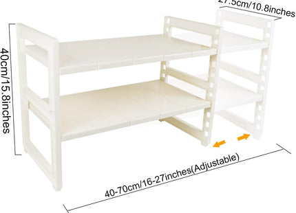 OBOR Expandable 2-Tier Under-Sink Organizer Shelf - SABER Center