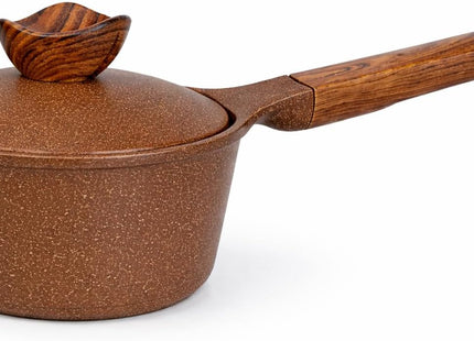 Glory Premium Non-Stick Granite Cookware Set, 27 Pieces, Brown - SABER Center