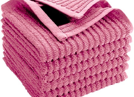 Signoola Cotton Towel Set of 4, Black Stripe, 30x30cm - SABER Center