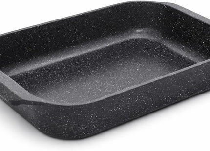 Glory Lux Non-Stick Granite Cookware Set, 12 Pieces, Black - SABER Center