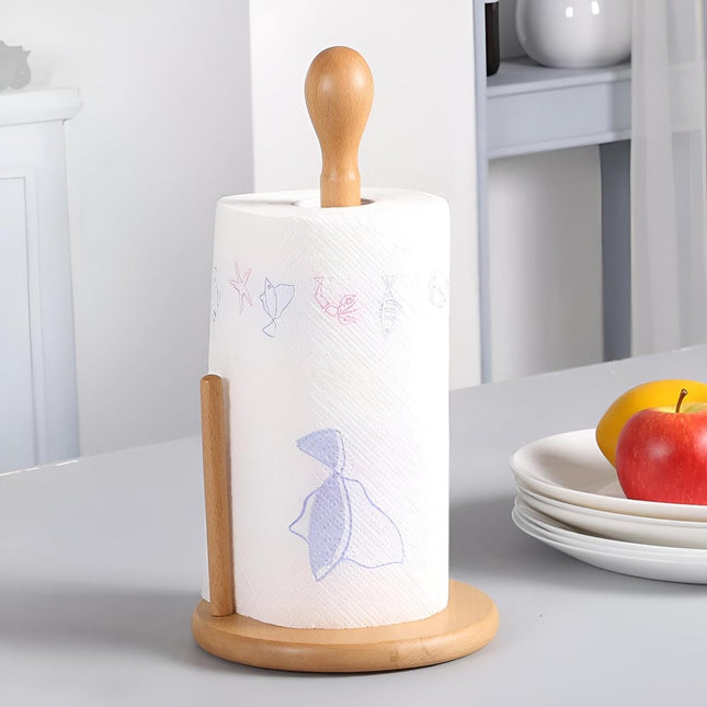 Wooden Paper Towel Holder - SABER Center