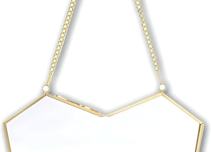 Heart-Shaped Metal Hanging Frame with Glass, for Dried Flowers & Photos - SABER Center