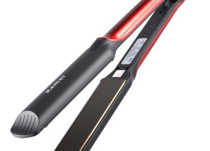 Kemei Adjustable Flat Iron Hair Straightener, Multicolor - KM-531 - SABER Center