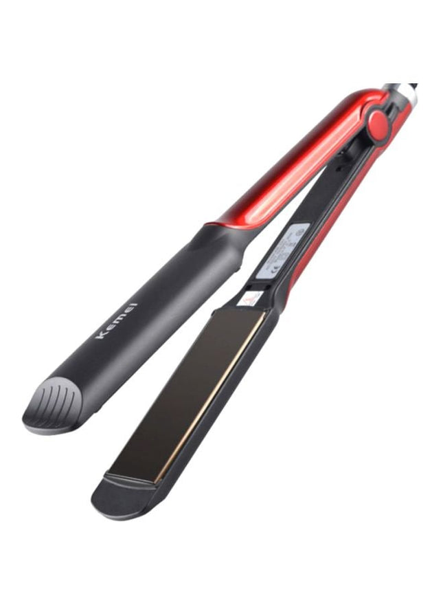 Kemei Adjustable Flat Iron Hair Straightener, Multicolor - KM-531 - SABER Center