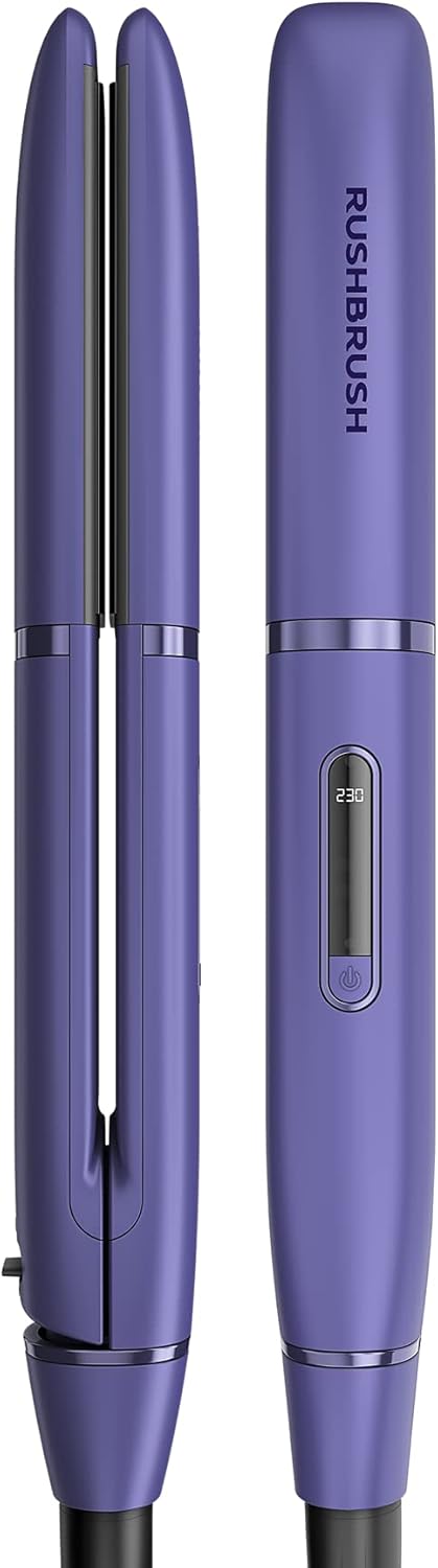 Rush Brush Hair Straightener 230 Celsius, Purple - X1 Lite - SABER Center