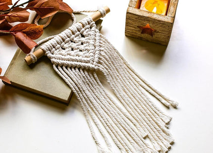 Macrame Wall Hanging Set of 2, Cotton Boho Wall Art Decor - SABER Center