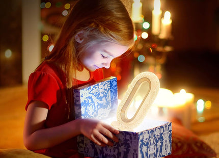 USB Crystal Table Lamp, Touch Control, 3 Brightness Levels, Gold - SABER Center