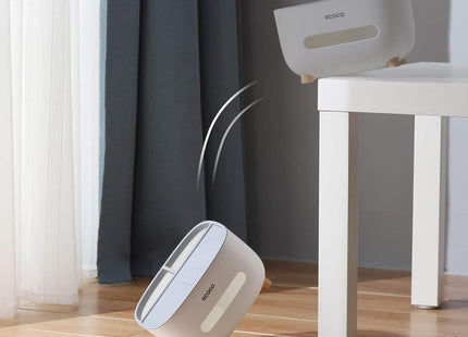 Tissue Box Cover with Storage Organizer, Gray/White - SABER Center