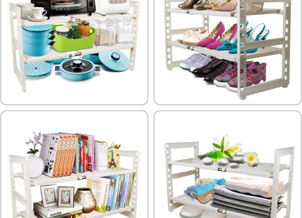 OBOR Expandable 2-Tier Under-Sink Organizer Shelf - SABER Center