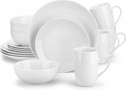 MALACASA Elisa 48-Piece Porcelain Dinner Set for 12 - SABER Center