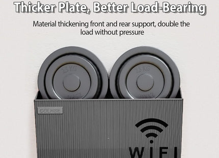 WiFi Router Storage Box, Wall-Mount Shelf, Set-Top Box Rack - SABER Center