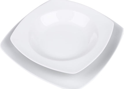 MALACASA Elisa 48-Piece Porcelain Dinner Set for 12 - SABER Center