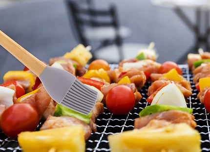 Ouligay 5-Piece Silicone Baking Utensil Set with Wooden Handles - SABER Center