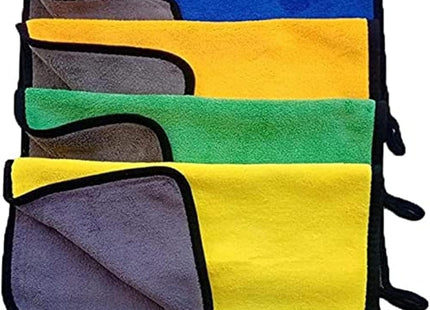 Microfiber Cleaning Towels, 4-Pack, 35x40cm - SABER Center