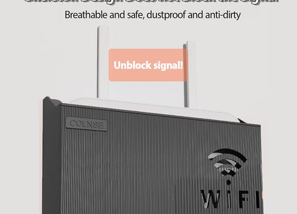 WiFi Router Storage Box, Wall-Mount Shelf, Set-Top Box Rack - SABER Center