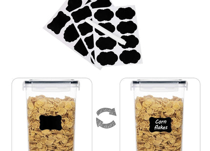CHEFSTORY Airtight Food Storage Container Set, 8-Piece - SABER Center