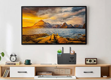 WiFi Router Storage Box, Wall-Mount Shelf, Set-Top Box Rack - SABER Center