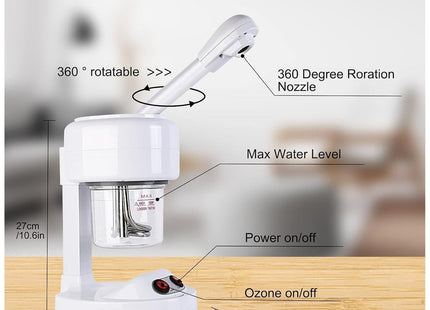 Home Gold Portable Facial Steamer, 360° Rotating Sprayer - HG-606 - SABER Center