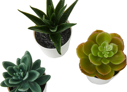 Ikea Vijac Artificial Succulent Plants in Pot, 6cm, 3-Pack - 203.953.31 - SABER Center
