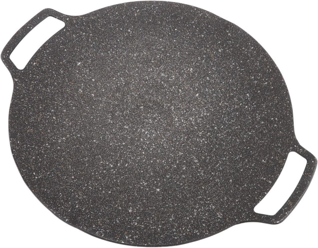 Granite Flat Grill Block, Direct-Fire, Insulated Handle, 36cm - SABER Center